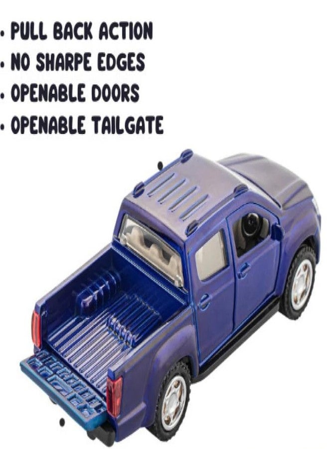 COLLEN ARRAY Pullback Trailblaster Tradee car Toy|Openable Trail gate and Front Doors|Pack of 1 car|You May GET Any Random COLOR-20 - Image 3